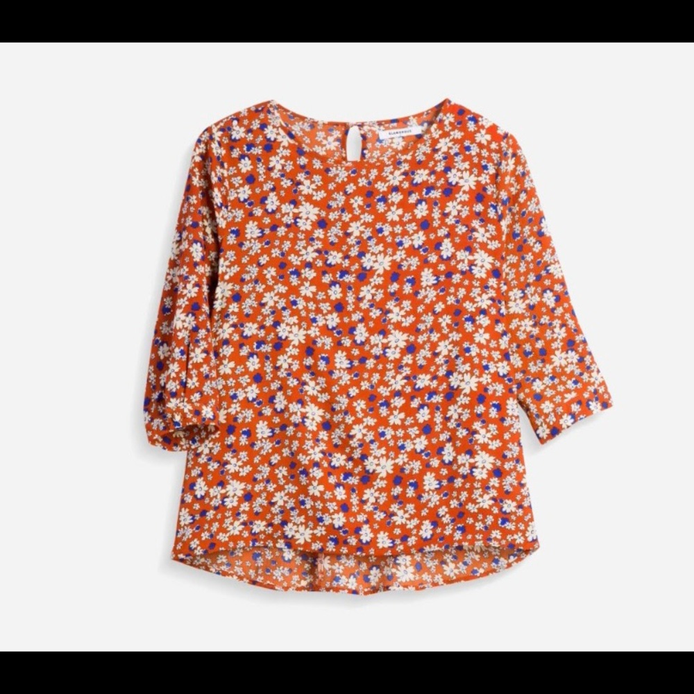 Glamorous Brynmor Crew Neck Blouse from Stitch Fix, size Large